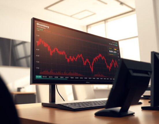 Analysis of Bitcoin futures market liquidations and price volatility on a trading terminal.