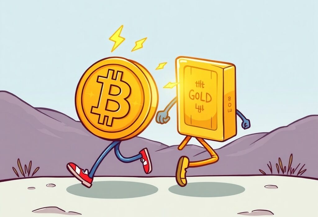 Bitcoin-Gold Correlation: Crucial Shift as Weakening Trend Emerges