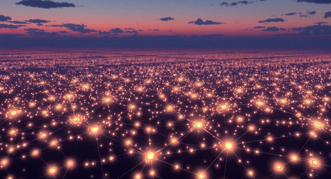 Illustration of the Bitcoin network's hashrate and easing competition among miners.