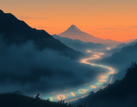 Conceptual art representing Bitcoin holders selling during a period of market capitulation and low sentiment.