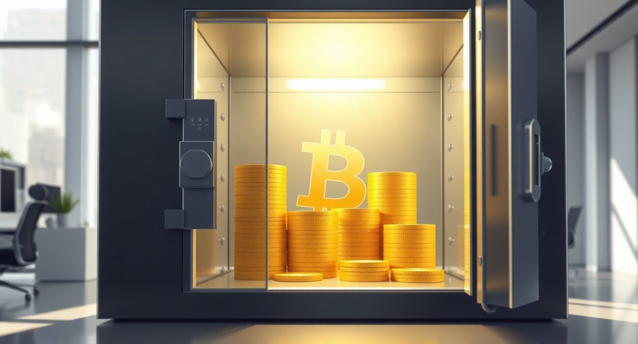 Diminishing Bitcoin reserves in secure exchange vaults reflect changing market dynamics and investor behavior.