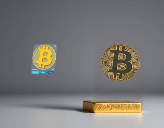 Bitcoin's dual identity as digital payment system and gold-like store of value creates investor confusion.