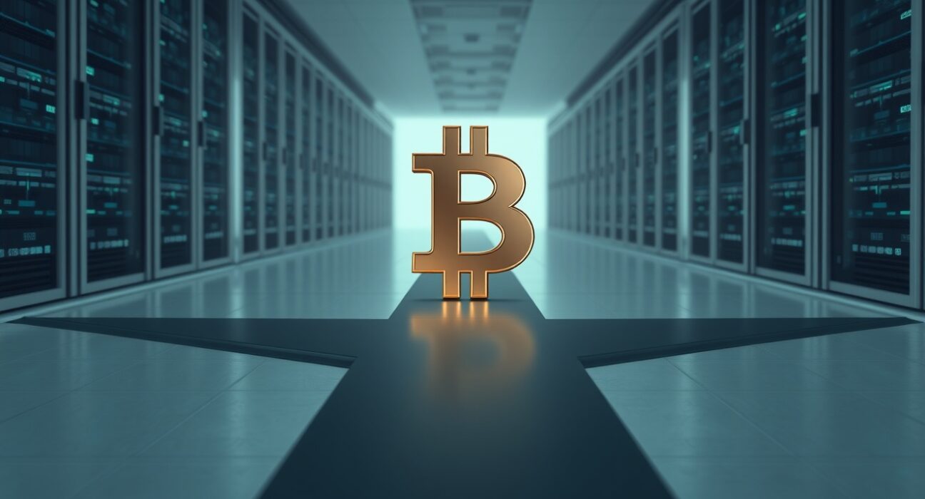 Bitcoin at critical market crossroads showing inflection point analysis for cryptocurrency investors