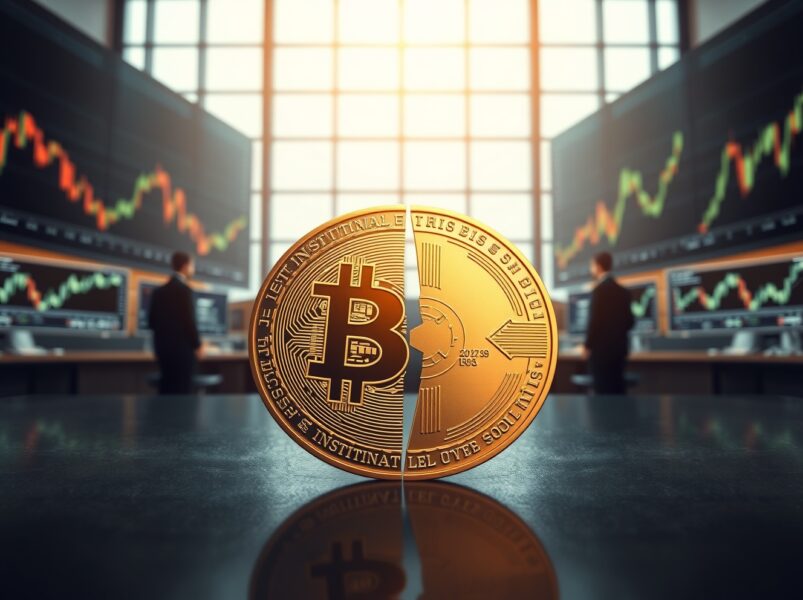 Bitcoin Market Reveals Critical Dynamic: Institutional Accumulation Battles Whale Selling Pressure