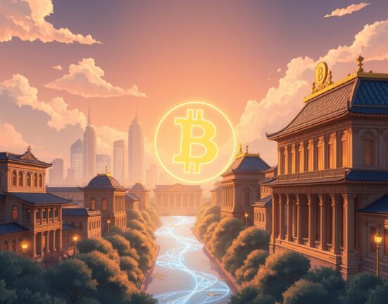 Bitcoin institutional demand analysis showing integration between traditional finance and digital assets in 2025 market trends.