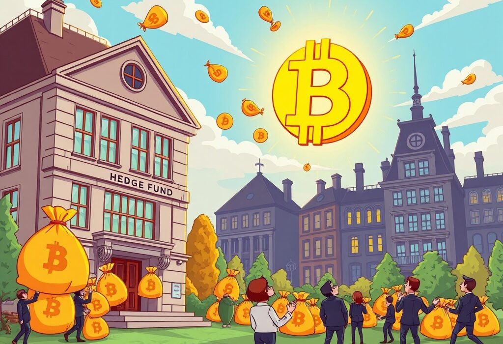 Falconedge executives strategically planning a significant Bitcoin investment with IPO funds, symbolizing a bold move into digital assets.