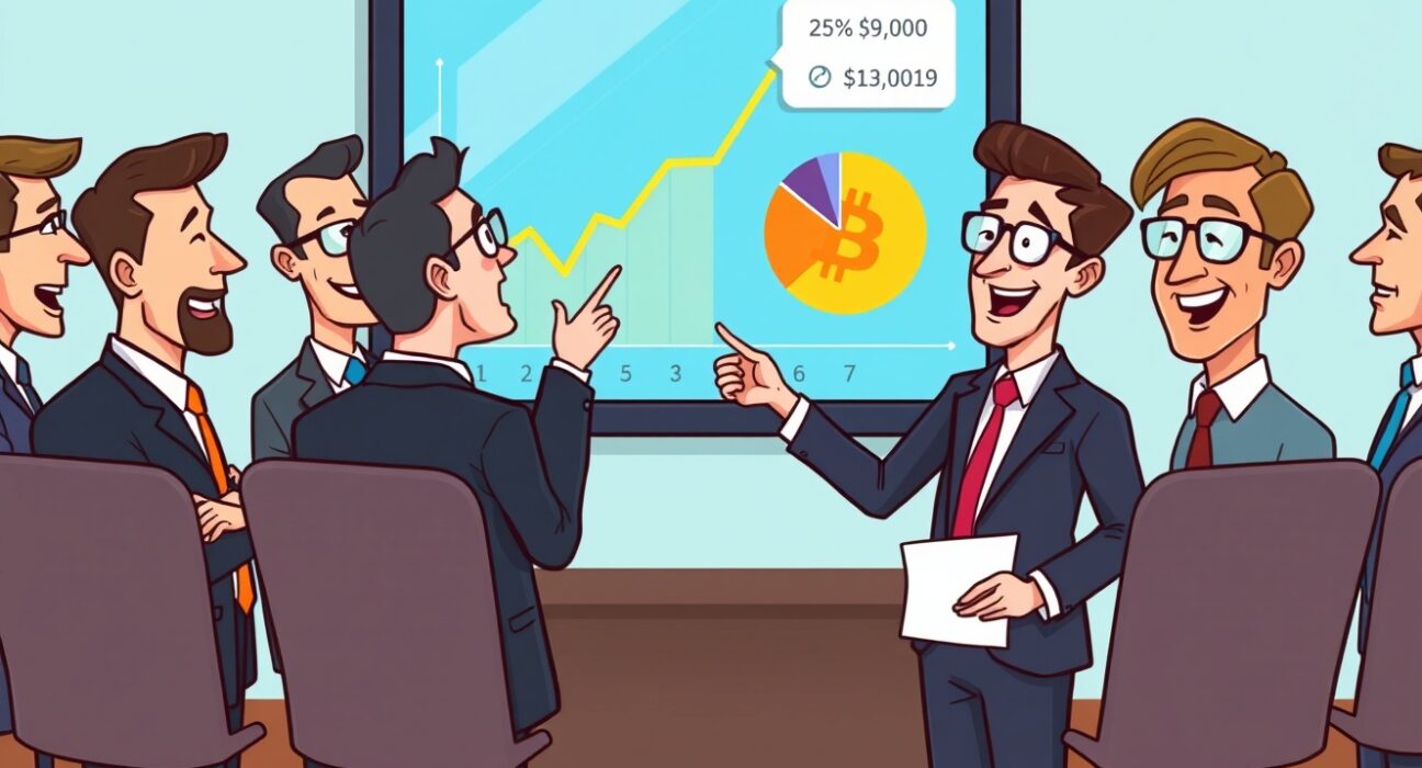 A company strategically allocating a significant portion of its assets to Bitcoin investments, signaling a strong belief in digital assets.