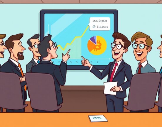 A company strategically allocating a significant portion of its assets to Bitcoin investments, signaling a strong belief in digital assets.