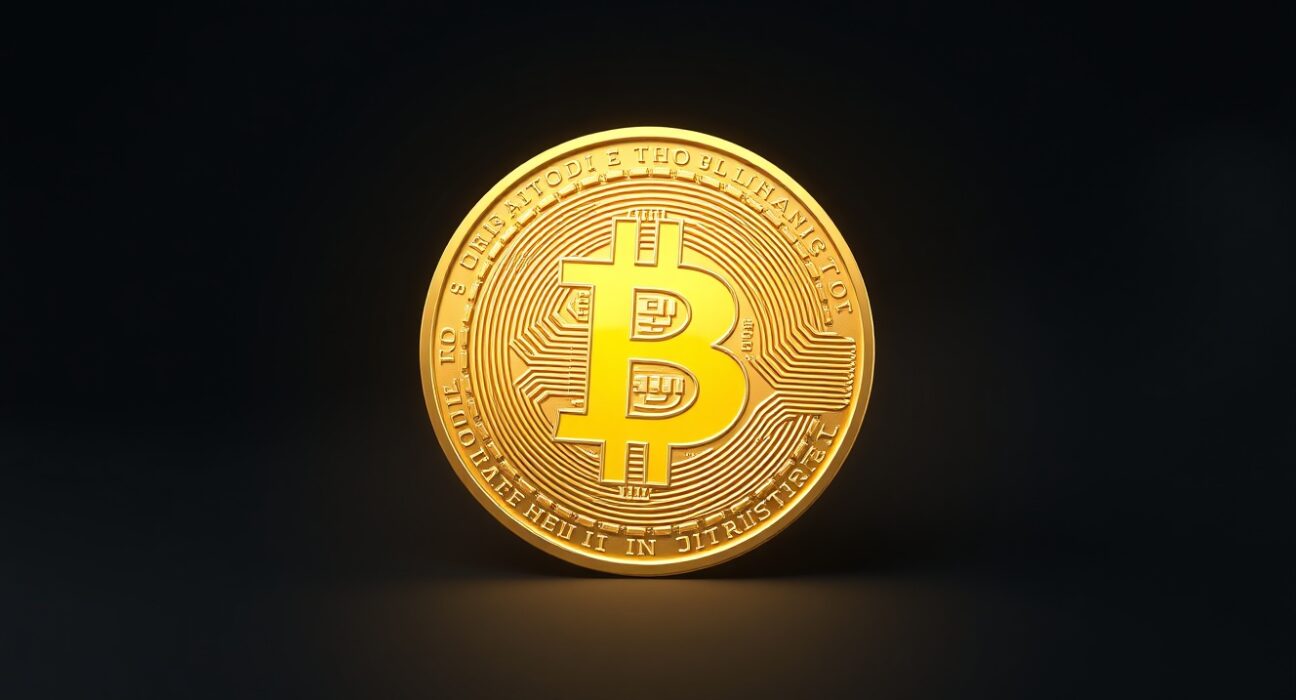 Bitcoin market analysis showing a glowing Bitcoin coin symbolizing a bullish reversal above $80,000.