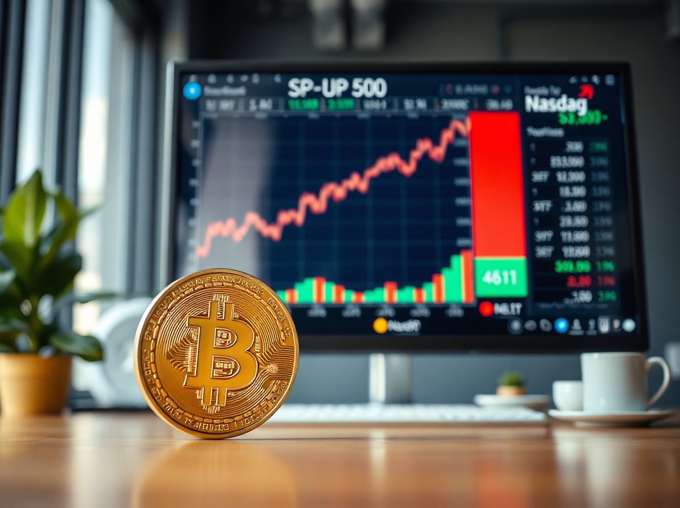 Bitcoin Lags S&P 500 and Nasdaq Despite Renewed ETF Inflows