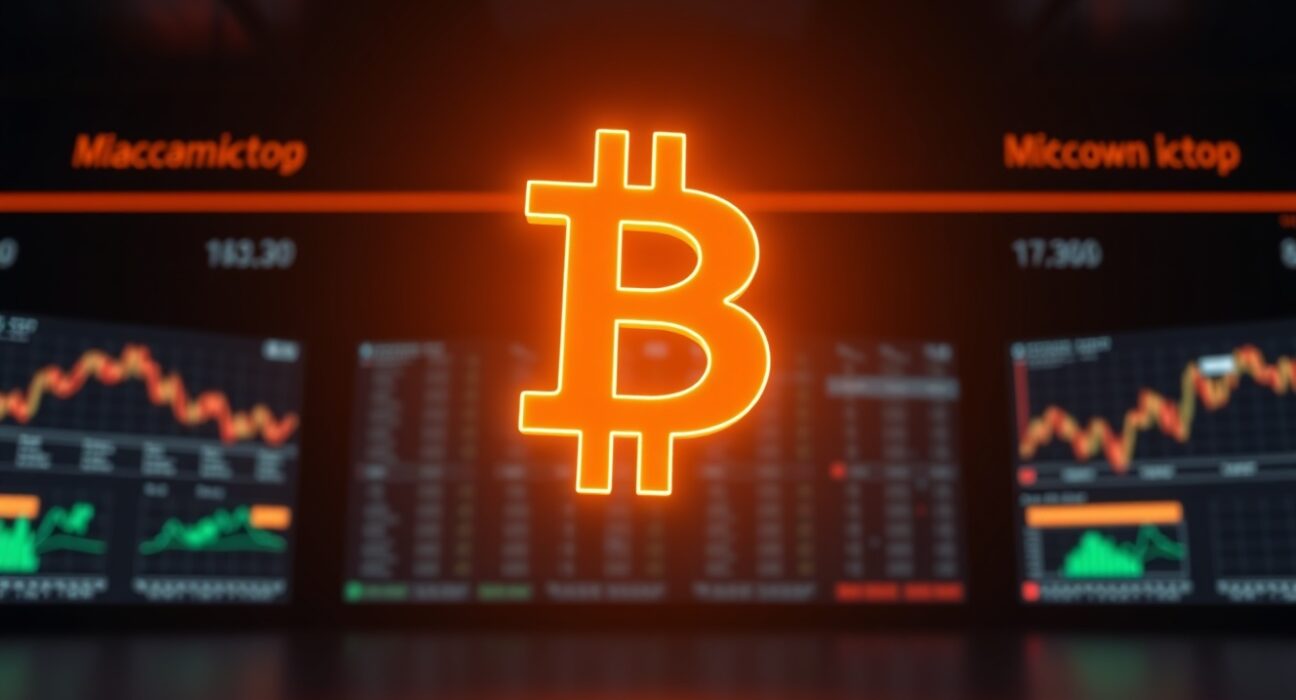 Bitcoin symbol representing the critical $75,709 price level and potential market liquidation event.