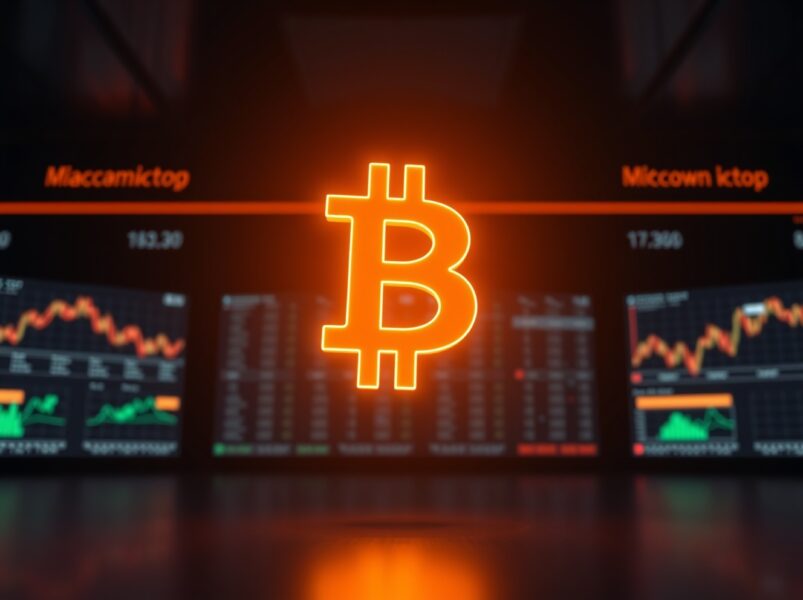 Bitcoin symbol representing the critical $75,709 price level and potential market liquidation event.