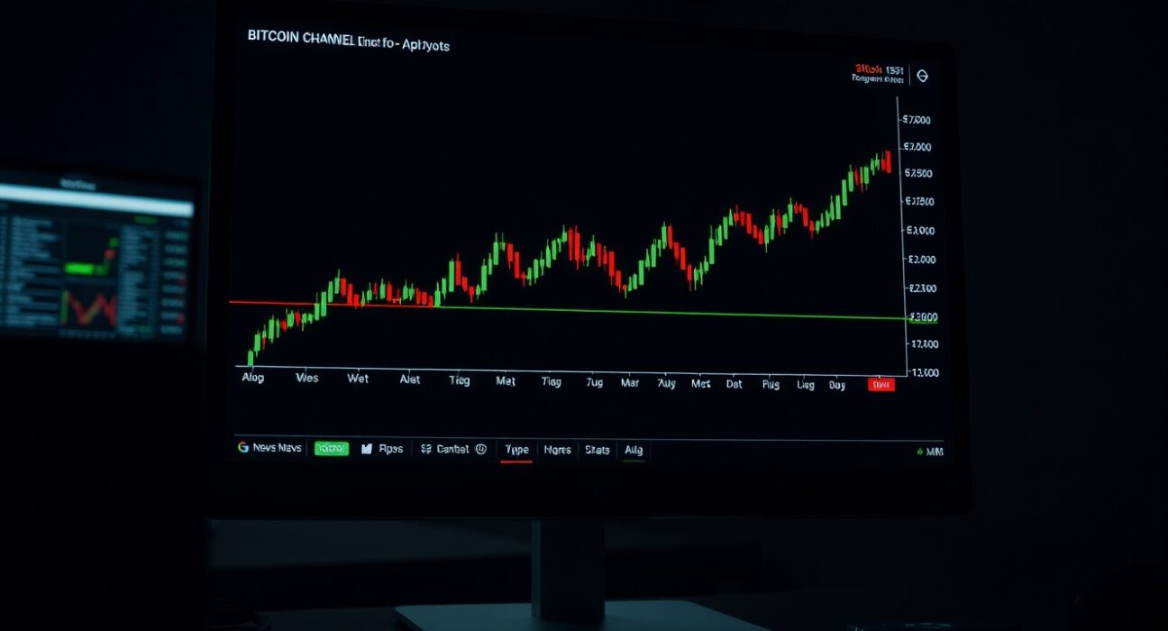 Bitcoin price chart showing long-term trend channel resistance