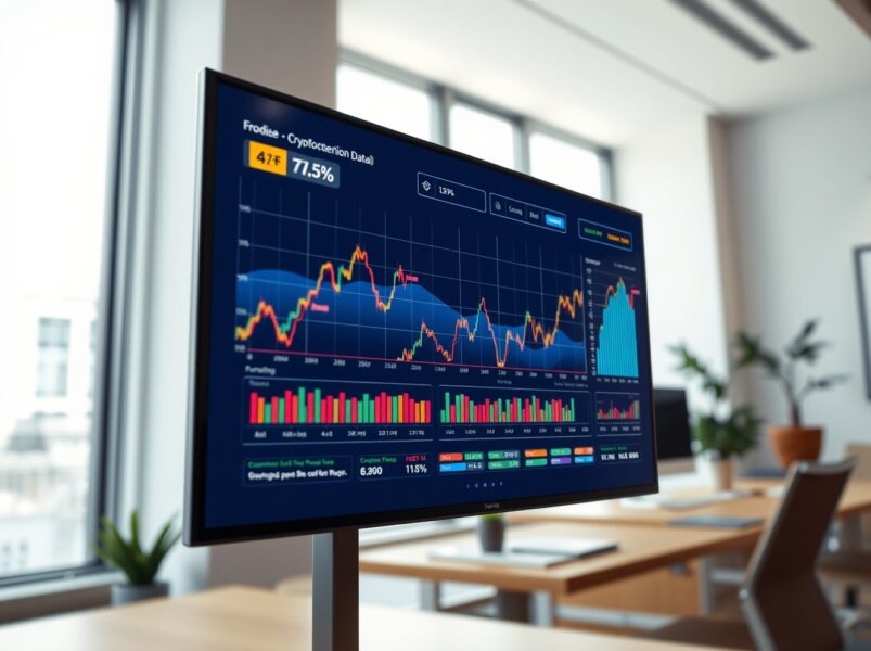 Analysis of 24-hour crypto gainers and losers on a financial data dashboard.