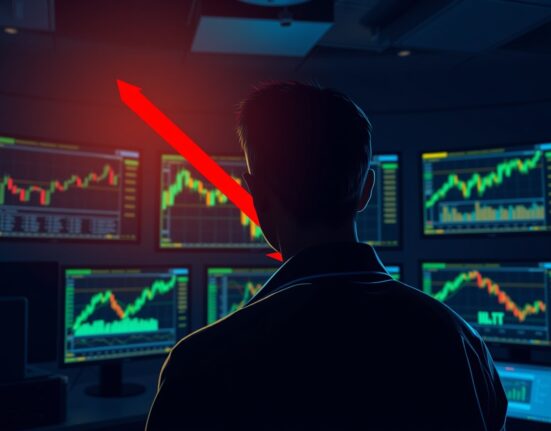 On-chain analyst warns of potential Bitcoin reversal as market greed rises, shown on trading screens.
