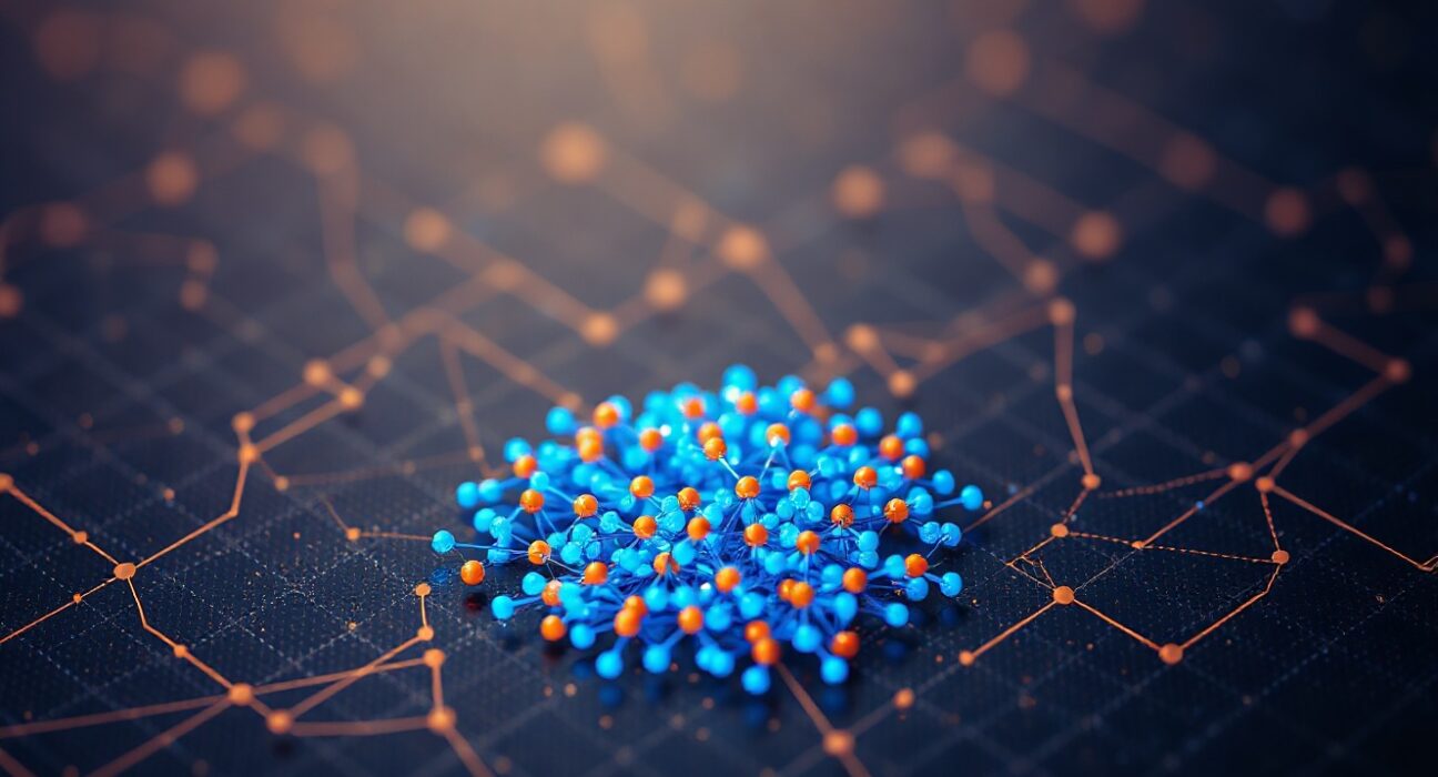 Visualization of small Bitcoin transactions dominating network activity
