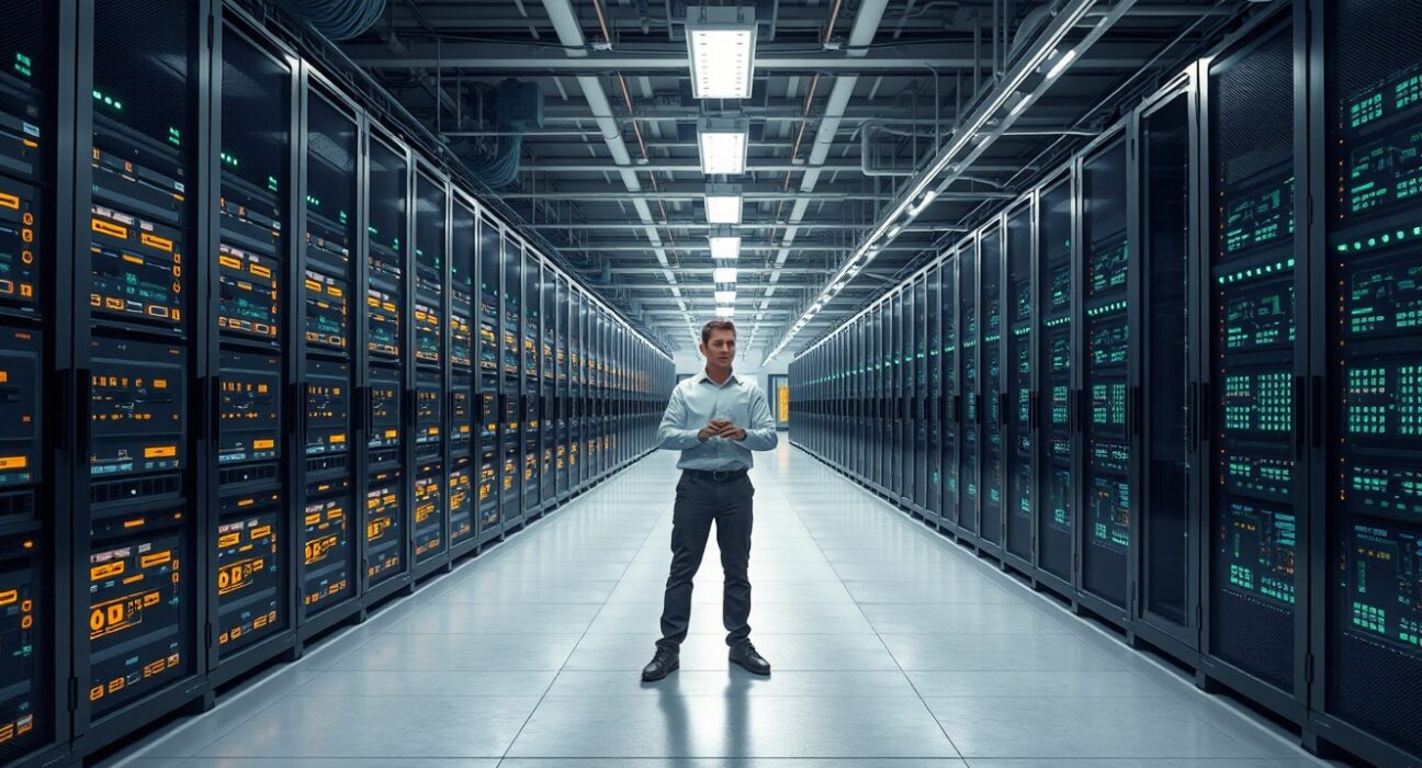 Bitcoin miners transition from cryptocurrency mining to AI data center operations in modern industrial facility