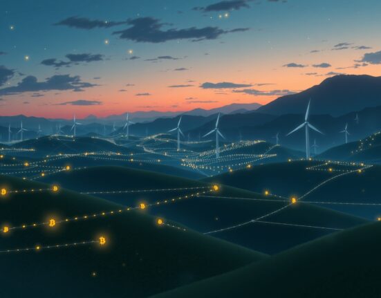 Bitcoin mining operations integrated into a balanced power grid system providing stability