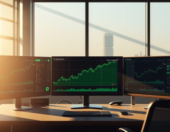 Bitcoin momentum indicator analysis showing transition from bearish to bullish market conditions on