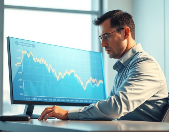 Analyst reviews Bitcoin MVRV Z-Score chart indicating a potential market bottom zone.