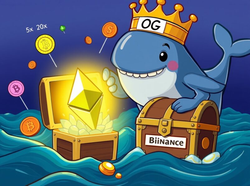 Revealing Move: Bitcoin OG Deposits a Staggering $290 Million in ETH to Binance