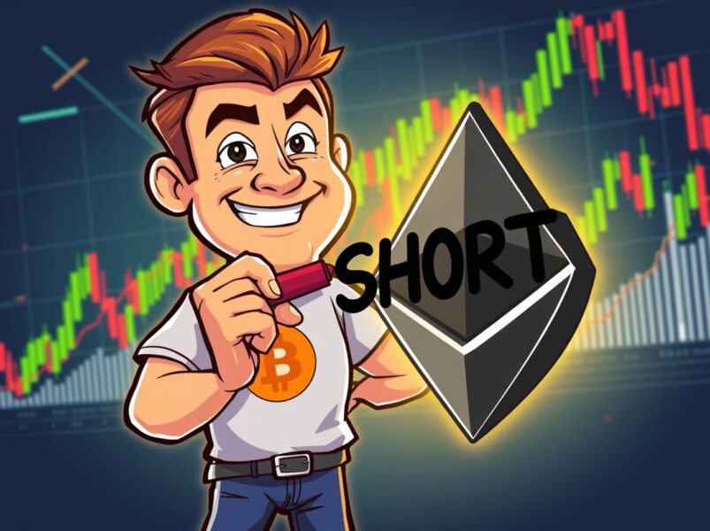 Bitcoin OG short position decision against Ethereum in dramatic cryptocurrency market scenario