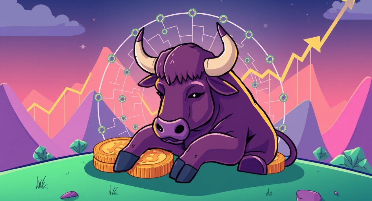 Bitcoin on-chain data showing market transition with blockchain protection during accumulation phase