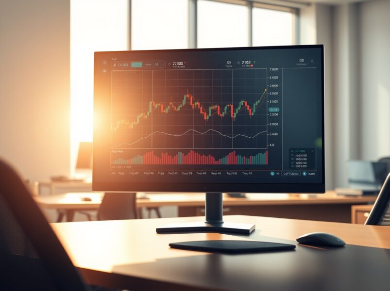 Professional trading desk monitoring Bitcoin options expiration data and cryptocurrency market charts