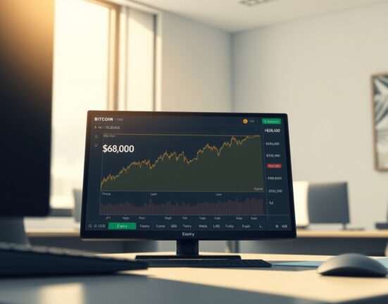 Analysis of the $1.8 billion Bitcoin options expiry event showing key price levels and market data.