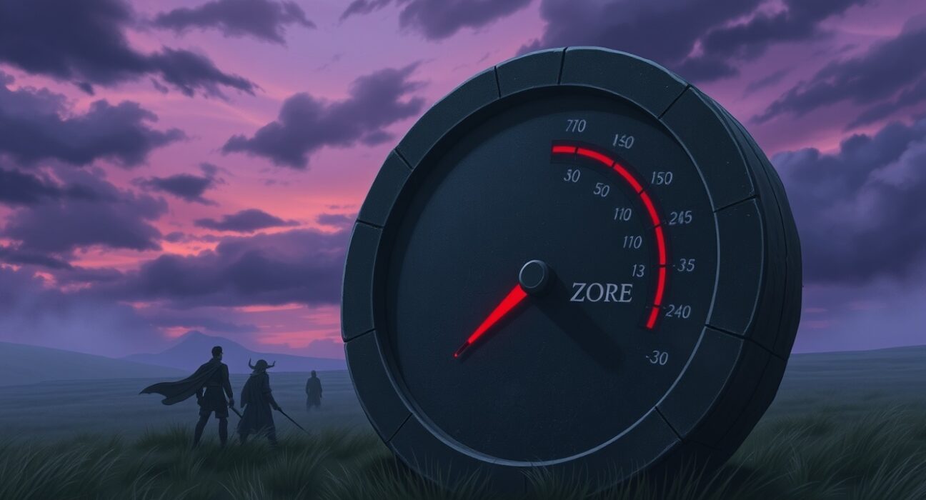 Bitcoin options market fear gauge indicating extreme trader anxiety and potential volatility ahead.