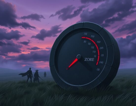 Bitcoin options market fear gauge indicating extreme trader anxiety and potential volatility ahead.