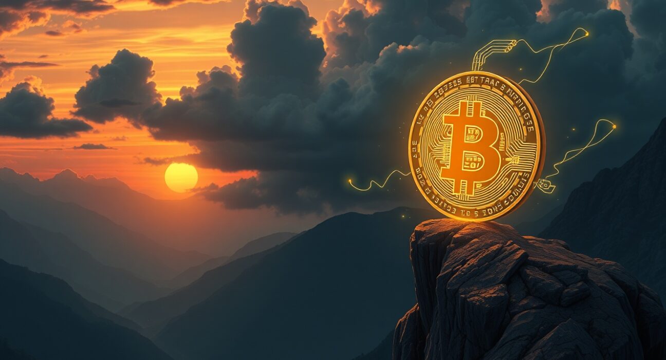 Bitcoin price analysis showing critical support level vulnerability and market correction risks