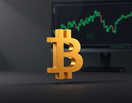 Bitcoin symbol representing the critical $75,000 price threshold analysis for a bull market.