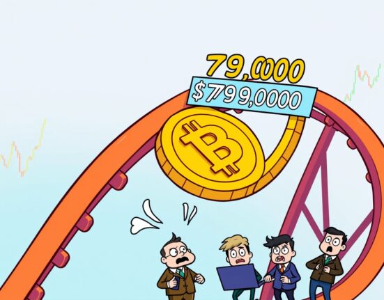 Bitcoin price analysis showing cryptocurrency volatility and potential market correction