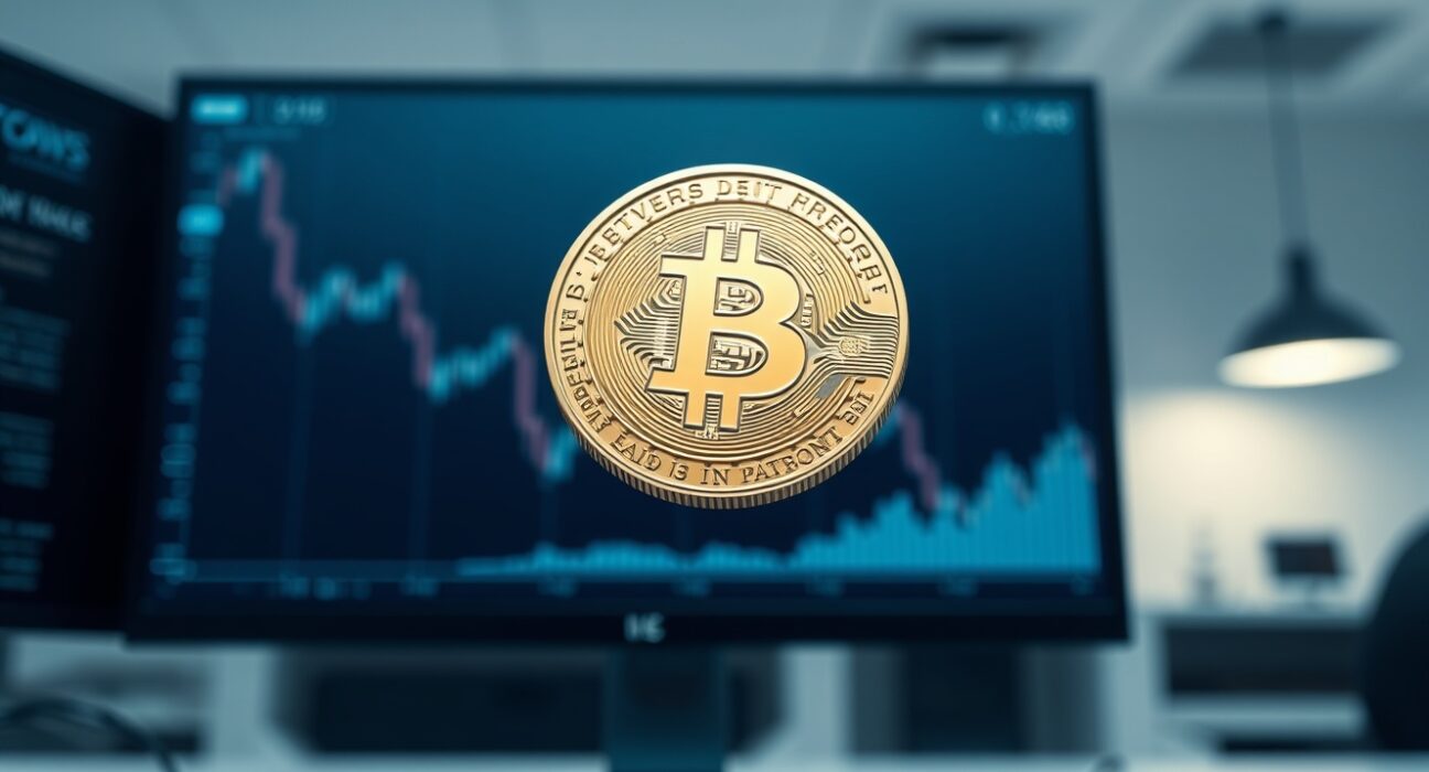 Bitcoin price analysis showing cryptocurrency market trends with sellers dominating trading activity