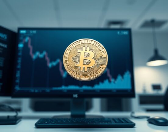Bitcoin price analysis showing cryptocurrency market trends with sellers dominating trading activity