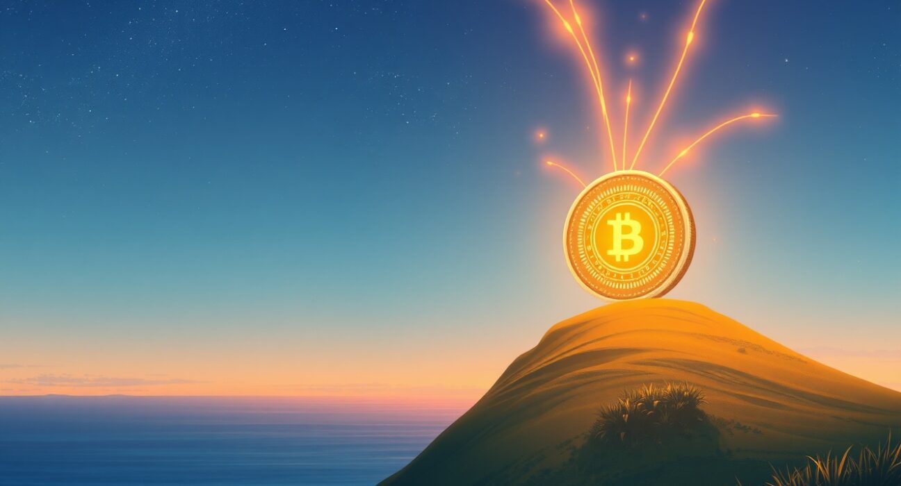 Bitcoin achieves a major price milestone, symbolizing a new era in digital asset valuation.