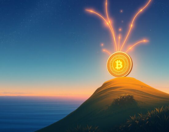 Bitcoin achieves a major price milestone, symbolizing a new era in digital asset valuation.