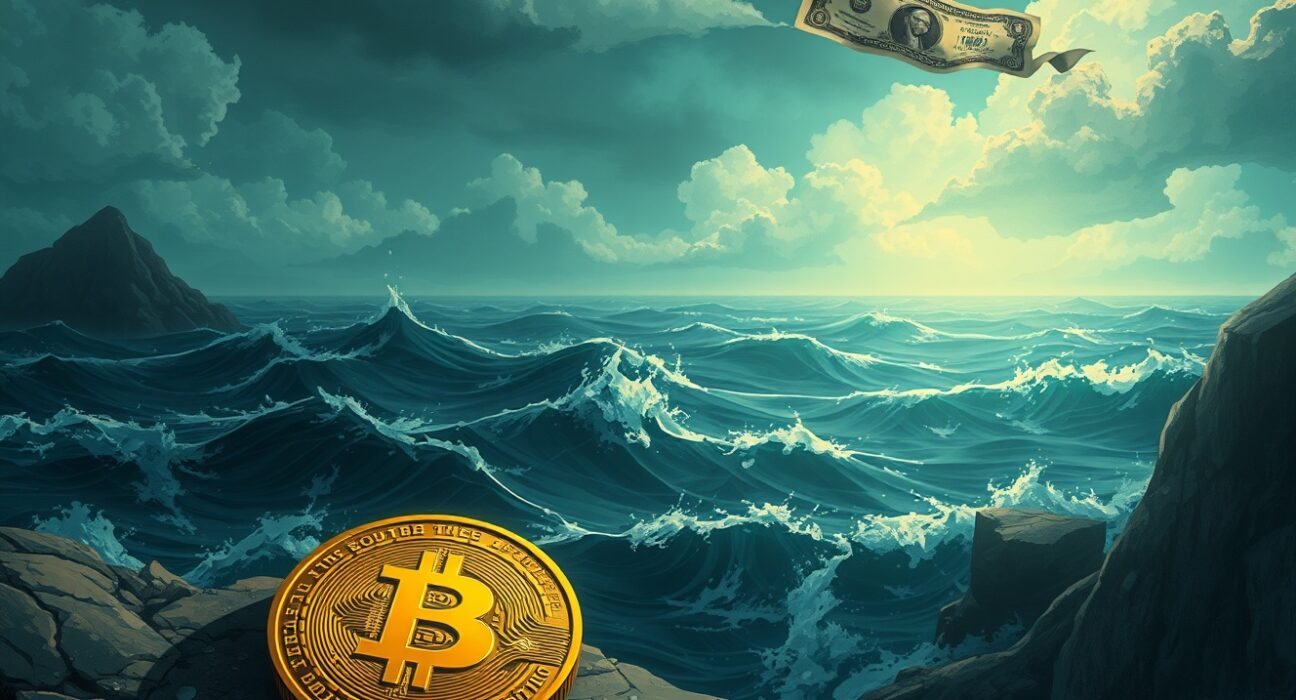 Analysis of why Bitcoin price fails to rise despite US dollar weakness in a risk-averse market.