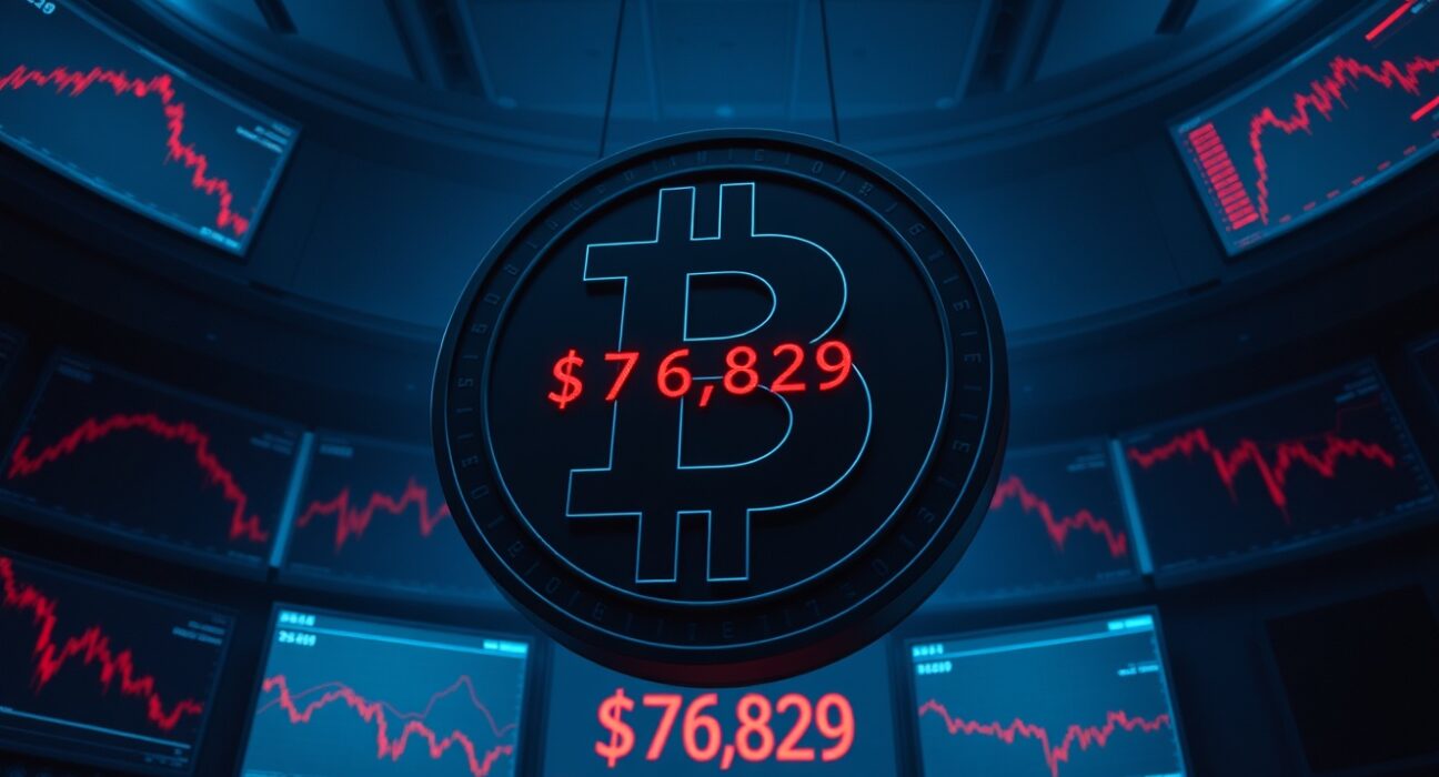 Bitcoin price drop to $76,829 could trigger massive BTC long liquidation event across exchanges.