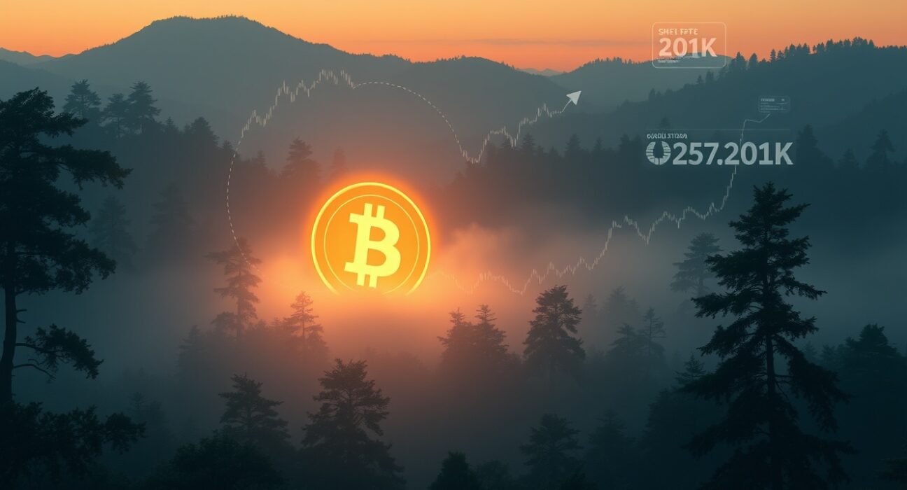 Bitcoin price drop analysis showing market volatility and trading patterns