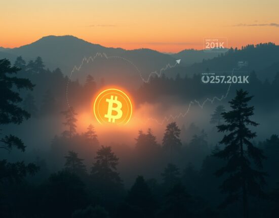 Bitcoin price drop analysis showing market volatility and trading patterns