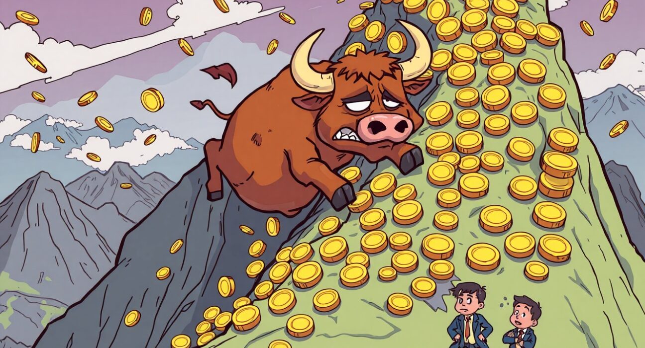 Bitcoin price collapse showing cryptocurrency market volatility and investor concern