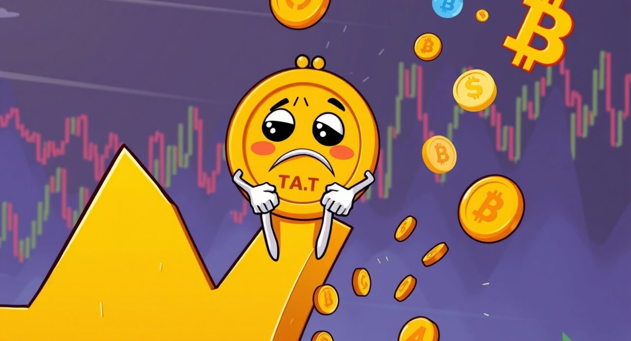 Bitcoin price dropping dramatically as cryptocurrency market experiences significant decline