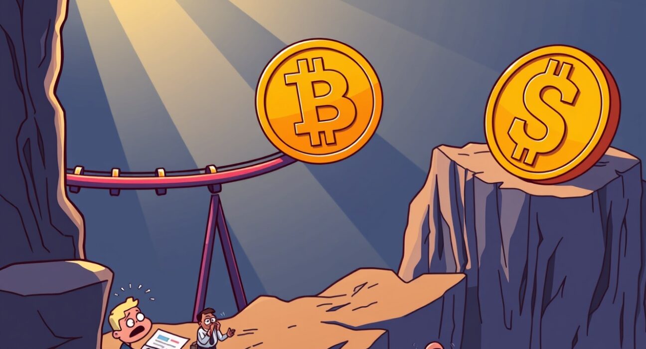 Bitcoin price rollercoaster heading toward critical support level with anxious investors watching