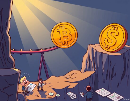 Bitcoin price rollercoaster heading toward critical support level with anxious investors watching