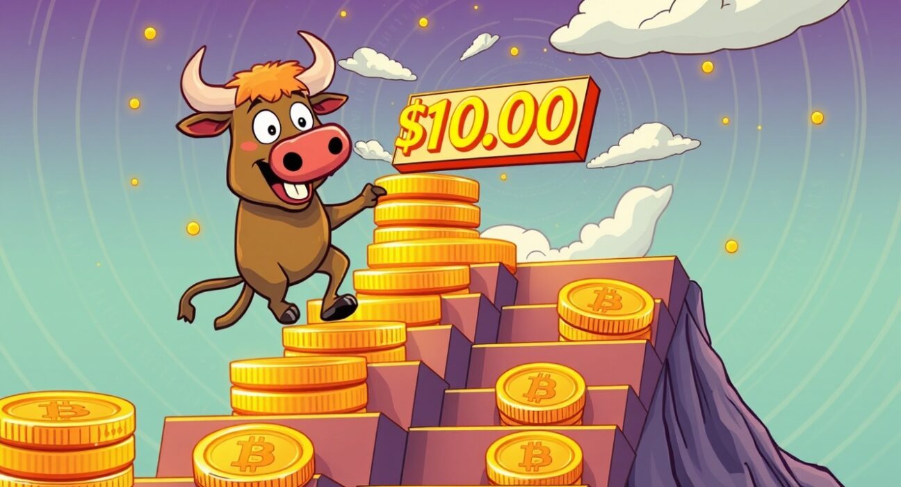 Bitcoin price prediction showing bullish trend reaching $100,000 target using Fibonacci analysis