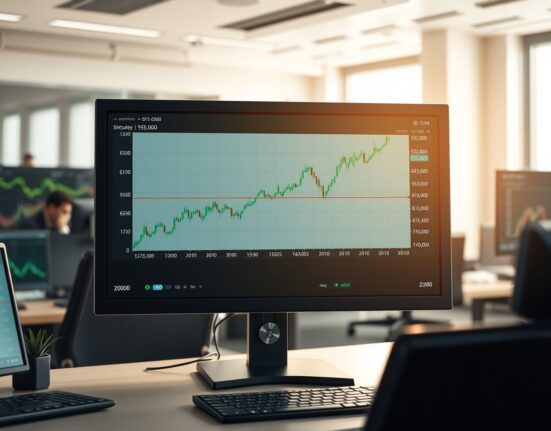 Analyst's prediction for Bitcoin price breaking $85,000 resistance level on financial chart.