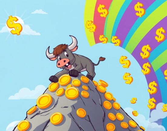 Optimistic Bitcoin price prediction showing bullish momentum toward higher valuations