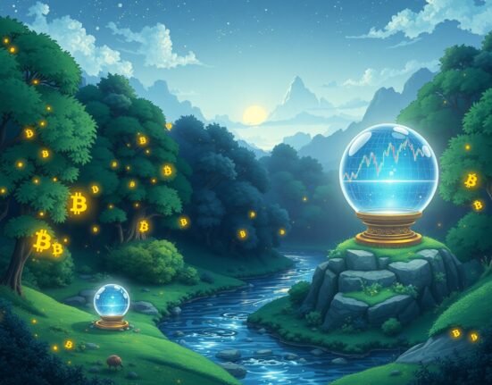 Bitcoin price prediction analysis showing Polymarket data indicating high probability of BTC dropping below $70,000 threshold